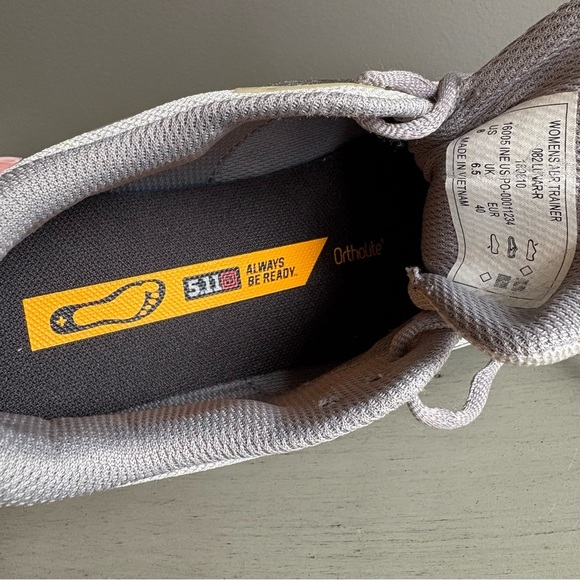 5.11 Tactical Women ABR 16005 Trainer Lunar Sneakers US 8 Gray Lace Up Athletic - Picture 4 of 14